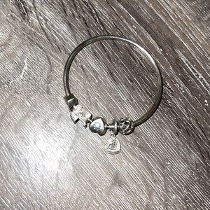 Pandora Bangle with Charms included